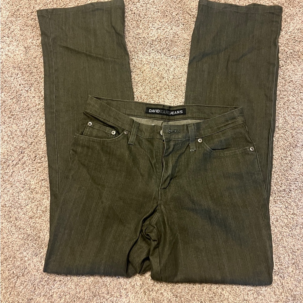 David Kahn Dark Green Jeans
